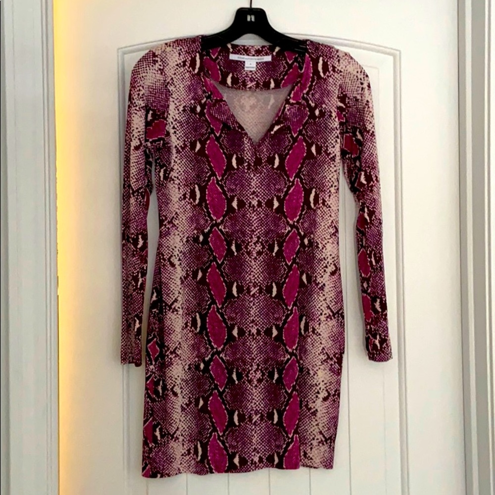 Diane Von Furstenberg snake dress